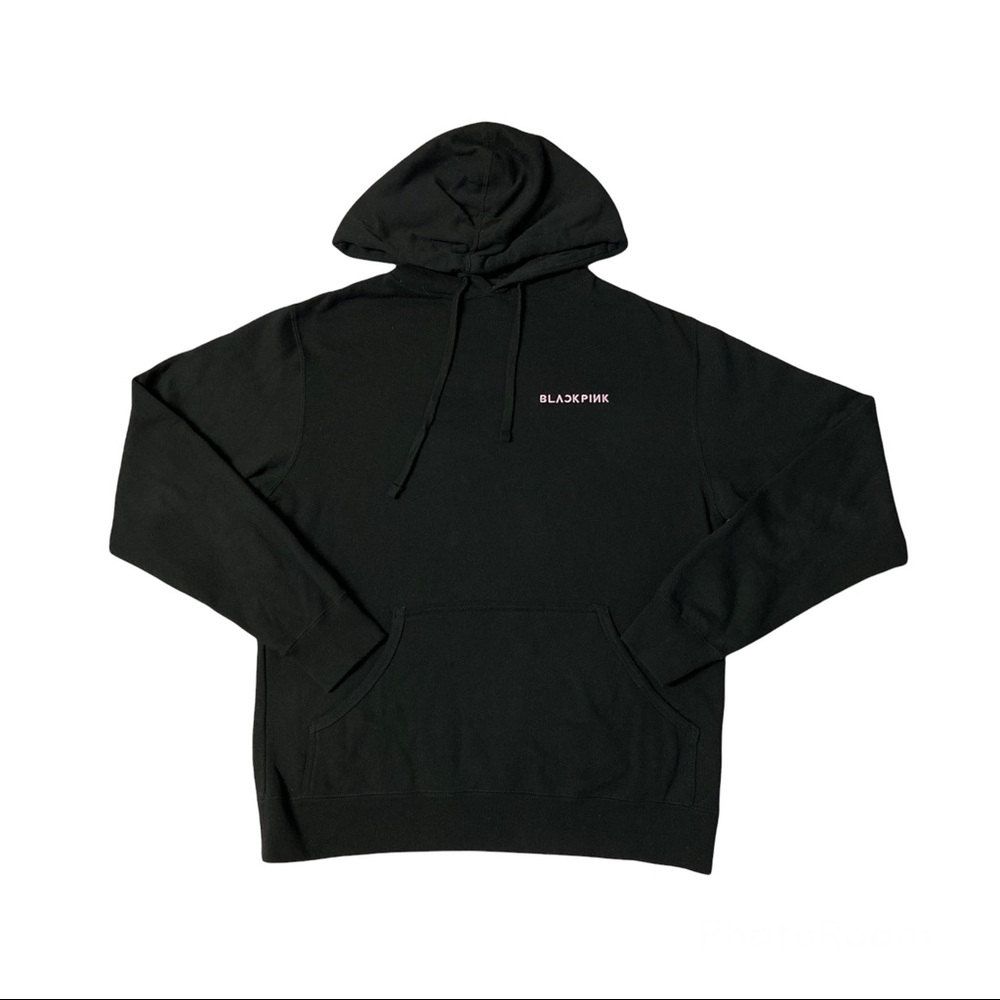 SOLD! KPOP BLACKPINK Rose Black Pullover Hoodie Size S - Picture 3 of 10